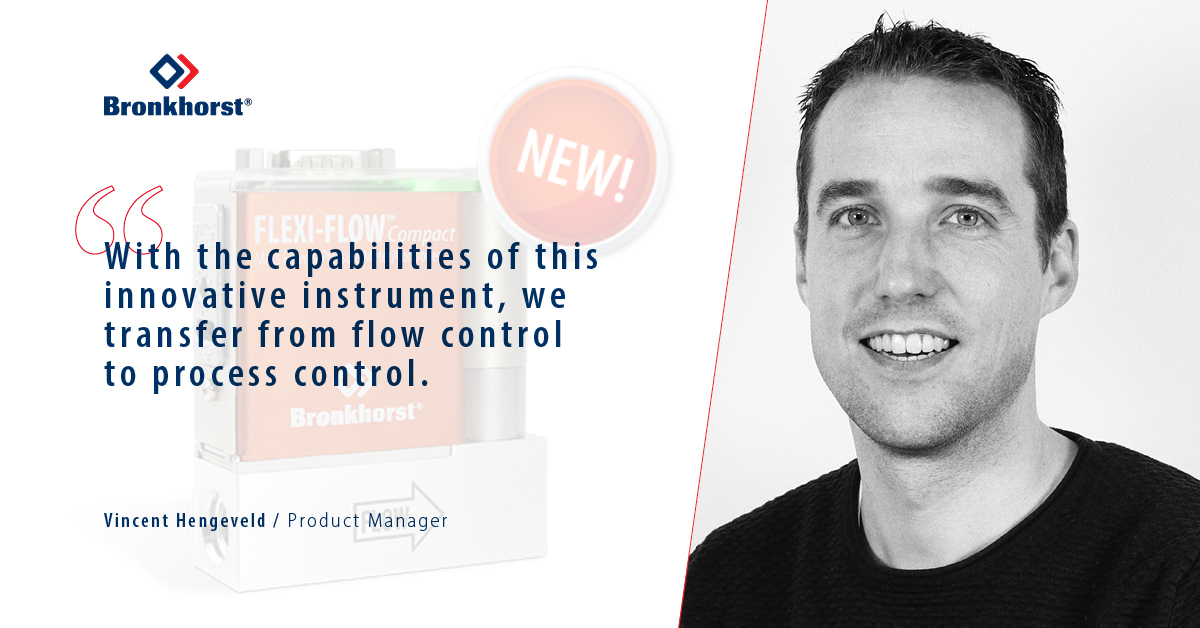 New mass flow controller for measure and control gas flow, temperature and up/downstream pressure