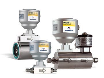 EX-PROTECTED MASS FLOW METERS / CONTROLLERS FOR GAS - EX-FLOW series