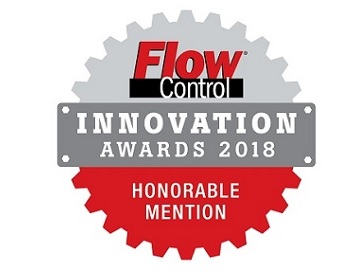 Flow Control Innovation Awards 2018 honorable mention ES-FLOW™ ultrasonic flow meter