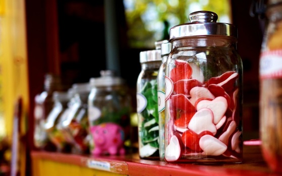 How does candy gets its own taste, texture and appearance?